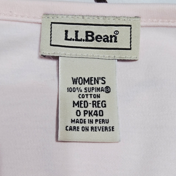 Vintage LL Bean Twinset  Cardigan And Matching Short Sleeve Top Medium - Picture 7 of 7